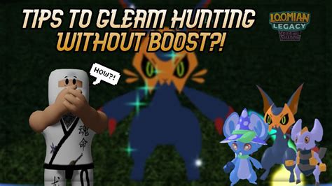 LOOMIAN LEGACY: TIPS TO GLEAM HUNT WITHOUT .